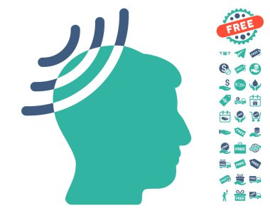 Ücretsiz Bonus ile radyo Resepsiyon kafa simgesi