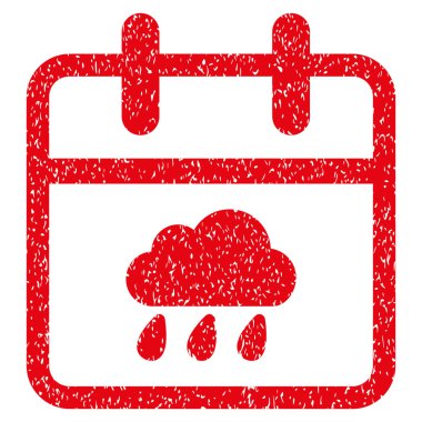 Yağmurlu bir gün grenli doku simgesi