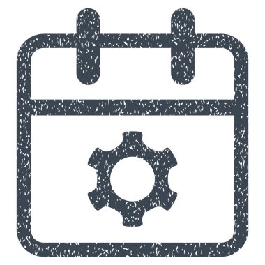 Hizmet gün grenli doku simgesi