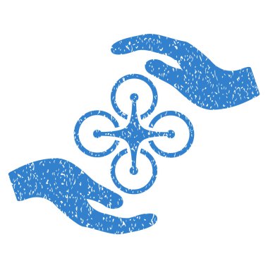 Hava helikopter bakım el grenli doku simgesi