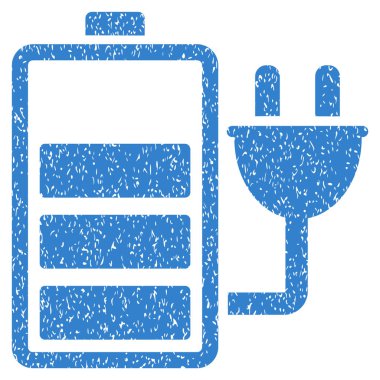 Şarj pil grenli doku simgesi