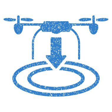 Uçağın iniş grenli doku simgesi