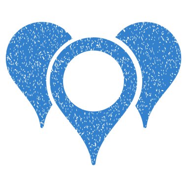 Harita işaretçiler grenli doku simgesi