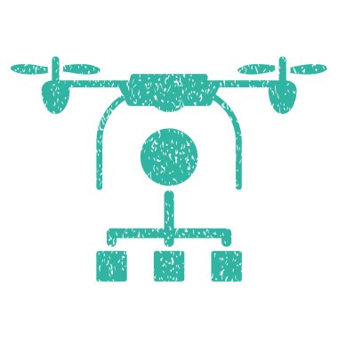 Drone dağıtım grenli doku simgesi