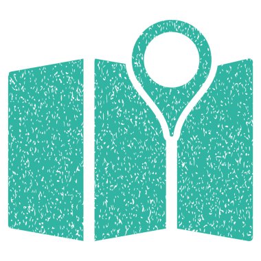 Harita grenli doku simgesi