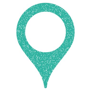 Harita işaretçi grenli doku simgesi