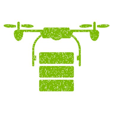 Kargo uçağı grenli doku simgesi