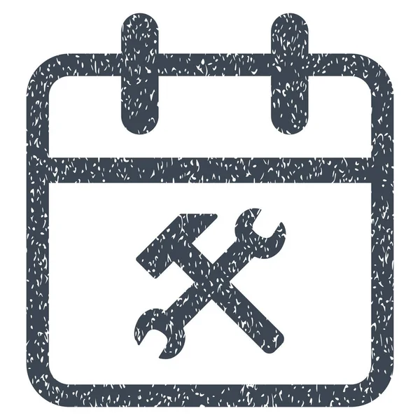 Pictogram van de korrelige textuur van de werkdag — Stockfoto