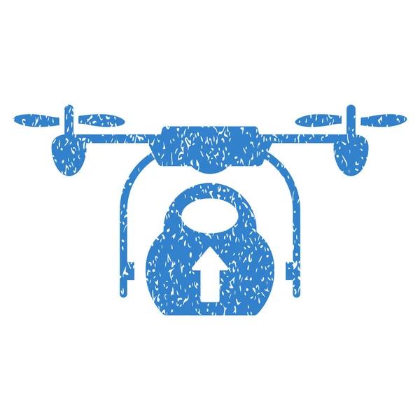 Load Cargo Drone Grainy Texture Icon