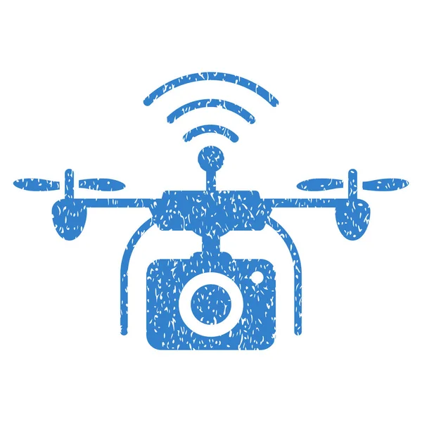 Câmera de rádio Drone Grainy Textura ícone — Fotografia de Stock