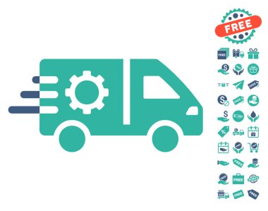 Ücretsiz Bonus ile hizmet araba simgesi