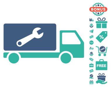 Ücretsiz Bonus ile hizmet araba simgesi
