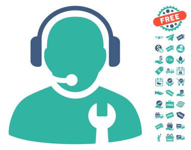 Ücretsiz Bonus ile hizmet işleç simgesi