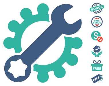 Ücretsiz Bonus simgesiyle hizmet araçları