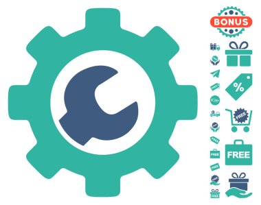 Ücretsiz Bonus simgesiyle hizmet araçları