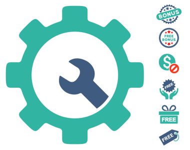 Ücretsiz Bonus simgesiyle hizmet araçları