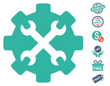 Ücretsiz Bonus simgesiyle hizmet araçları