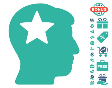 Ücretsiz Bonus ile yıldız kafa simgesi