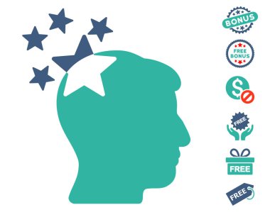 Yıldız kafa simgesi ücretsiz Bonus ile vurmak