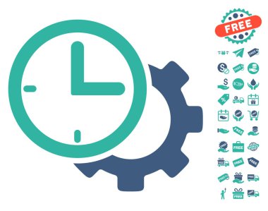 Zaman kurulum dişli simgesini ücretsiz bonus