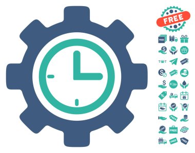 Zaman kurulum dişli simgesini ücretsiz bonus