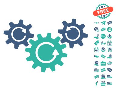 İletim tekerlekler döndürme simgesi ücretsiz bonus