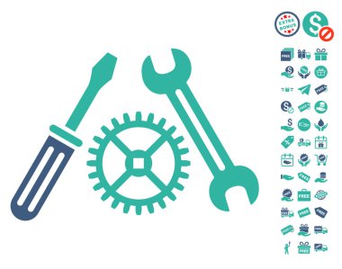 Service simgesini Ücretsiz Bonus ile ayarlama