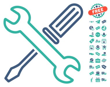 Araçlar simgesi ücretsiz Bonus ile ayarlama