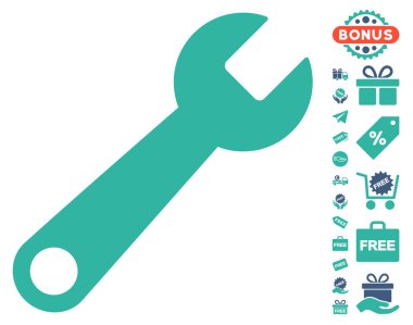 İngiliz anahtarı simgesini ücretsiz bonus