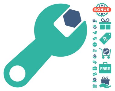 İngiliz anahtarı simgesini ücretsiz bonus