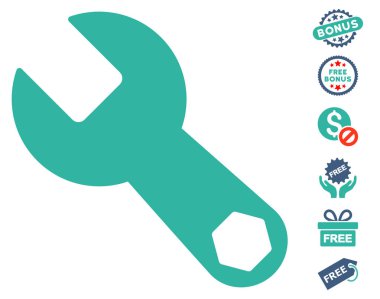 İngiliz anahtarı simgesini ücretsiz bonus