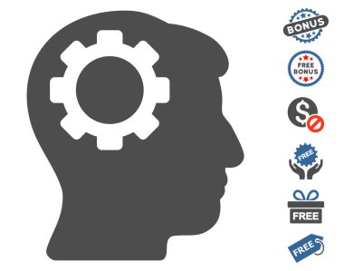 Beyin dişli simgesini ücretsiz bonus