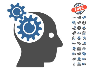 Beyin Gears döndürme simgesi ücretsiz bonus