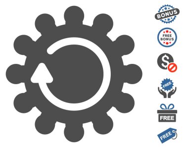 COG döndürme simgesi ücretsiz bonus