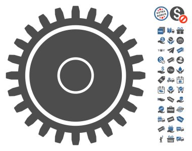 Ücretsiz Bonus dişli simgesiyle