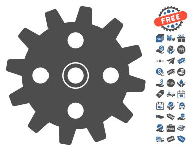 Ücretsiz Bonus dişli simgesiyle