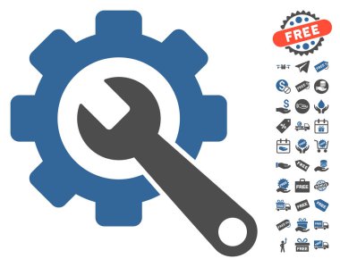 Dişli ve ücretsiz Bonus ile Wrench kutsal kişilerin resmi