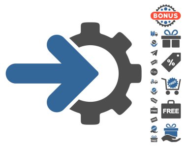 Dişli Tümleştirme simgesini ücretsiz bonus