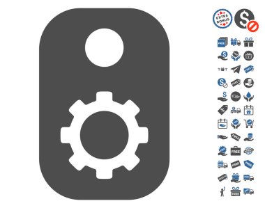 Dişli bir ses etiketi simgesi ücretsiz bonus