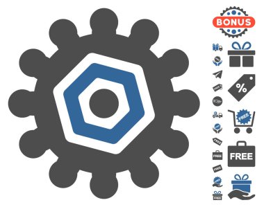 Dişli simgesini ücretsiz bonus