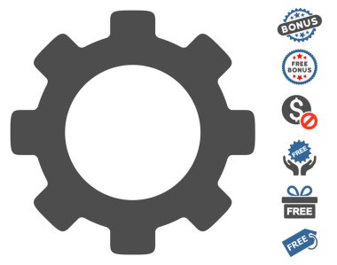 Dişli simgesini ücretsiz bonus