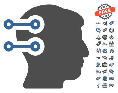 Ücretsiz Bonus kafa bağlayıcılar simgesiyle