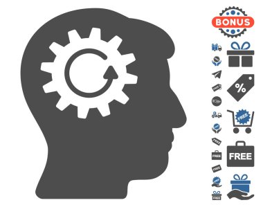 Döndürme simgesi ücretsiz bonus kafa dişli