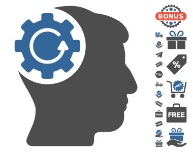 Akıl dişli döndürme simgesi ücretsiz bonus