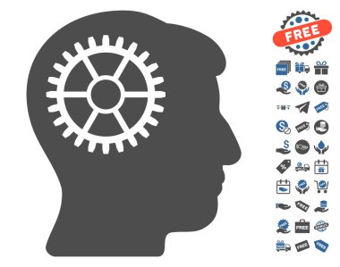 Ücretsiz Bonus ile akıl Cog simgesi