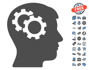 Ücretsiz Bonus ile akıl Gears simgesi