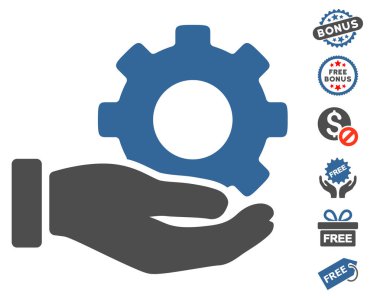 Mekanik vites hizmet el simgesi ücretsiz bonus