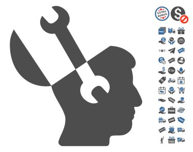 Zihin anahtar araçlar simgesine ücretsiz bonus