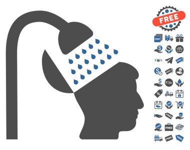 Açık fikirli duş simgesi ücretsiz bonus