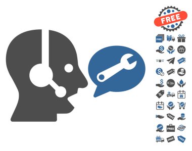 Operatör hizmeti ileti simgesi ücretsiz bonus